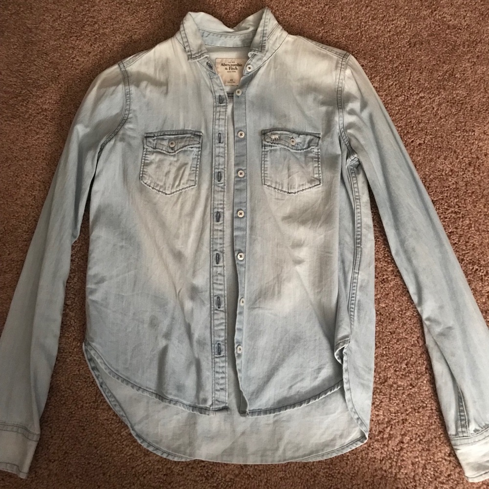 Jean button up